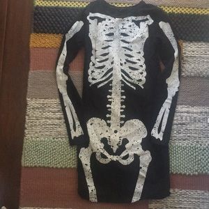 TOPSHOP skeleton dress